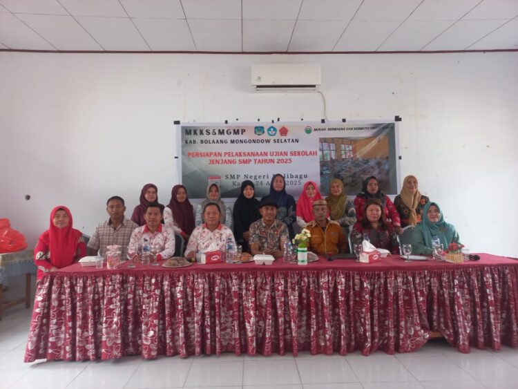 Disdikbud Bolsel Matangkan Persiapan Ujian Sekolah Lewat MKKS dan MGMP