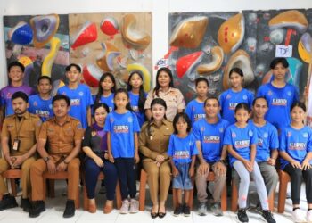 Bupati CHIKA Lepas 14 Atlet Panjat Tebing ke Lomba North Minahasa Climbing Competition
