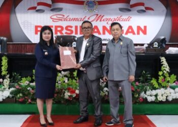 Hadiri Rapat Paripurna Penyampaian Rekomendasi DPRD Atas LKPJ T.A 2024, Bupati CHIKA Apresiasi Lembaga Legislatif