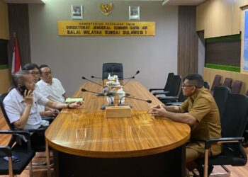 WaBup Heronimus Makainas Koordinasikan Penanganan Banjir Pulau Makalehi di BWS Sulawesi I Manado