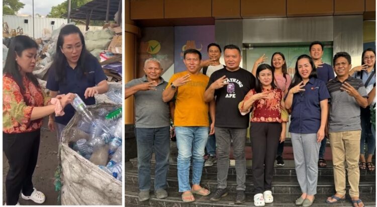 Bupati Chyntia I Kalangit Lakukan Kunjungan ke Lokasi Pengelolaan Sampah Plastik, Ini Harapannya