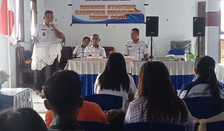 Pemerintah Kampung Birakiama Gelar Kegiatan Rembuk Stunting, Mencuat 5 Poin Penting