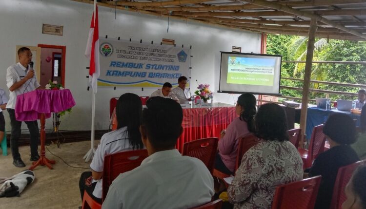 Gelar Rembuk Stunting, Pembangunan Poskesdes Jadi Prioritas 2026 Pemerintah Kampung Birarikei