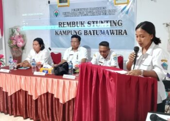 Kampung Batumawira Gencarkan Perang Melawan Stunting Lewat Rembuk Bersama