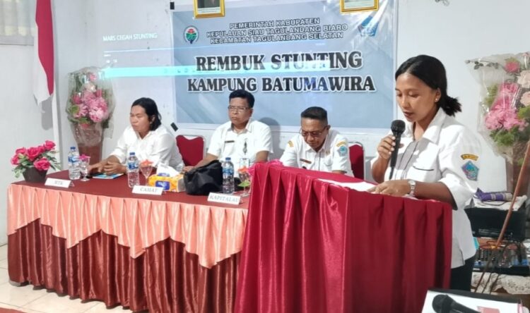 Kampung Batumawira Gencarkan Perang Melawan Stunting Lewat Rembuk Bersama