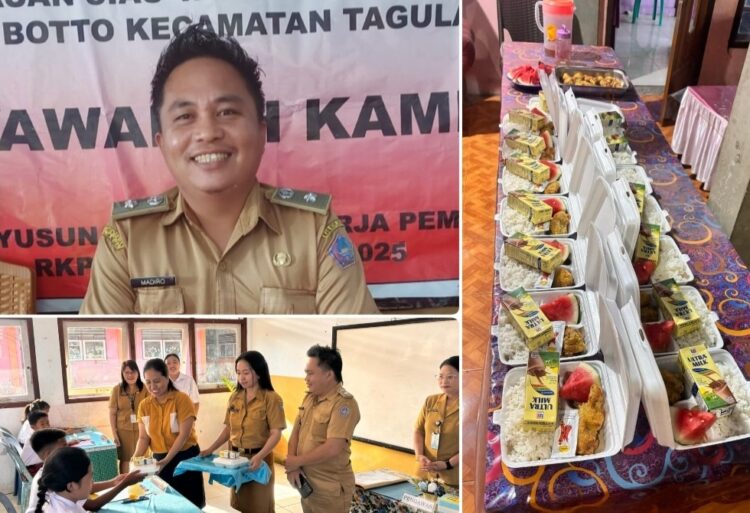 Siswa SDN Botto Dapat Paket Makanan Bergizi, Kapitalau Rolly Madiro: Ini Upaya Kami Siapkan Generasi Cerdas dan Berprestasi