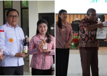 Satu UMKM di Sitaro Terima Sertifikat Merek dari Kakanwil Kementerian Hukum Sulut, Begini Kata Bupati Chyntia I Kalangit