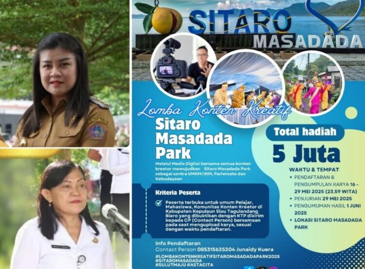 Akan Digelar Lomba Sitaro Masadada Park 2025 Berhadiah Total Rp5 Juta, Begini Kata Bupati Chyntia I Kalangit