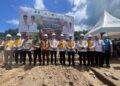Wagub Victor Didampingi Bupati dan Wabup Bolsel Resmikan Groundbreaking DAK PPKT Tematik 2025 di Motandoi