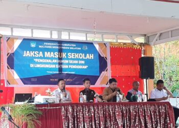Disdikbud Bolsel dan  Kejari Kotamobagu  Beri Edukasi Hukum kepada Pelajar Melalui Program JMS