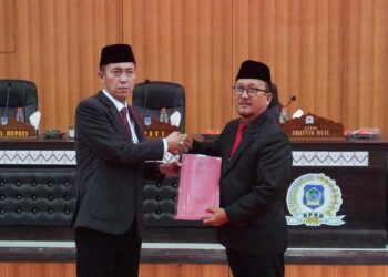 DPRD Bolsel Terima Usulan Ranperda Pertanggungjawaban APBD 2024