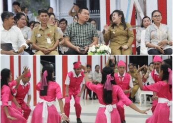 Lomba Tarian Ampa Wayer Meriahkan Perayaan HUT ke-18 Kabupaten Sitaro