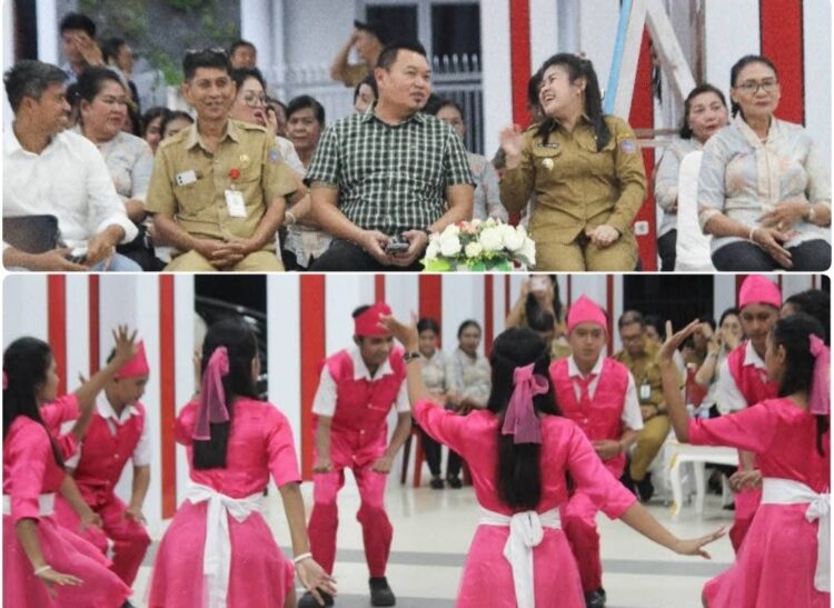 Lomba Tarian Ampa Wayer Meriahkan Perayaan HUT ke-18 Kabupaten Sitaro
