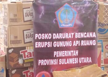 HARAP BERSABAR! Penyaluran Bantuan Korban Erupsi Gunung Ruang Masih Tertunda Gegara Hal ini