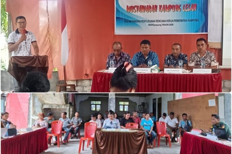 Tampung Aspirasi Masyarakat, Pemerintah Kampung Lesah Susun Rencana Kerja Tahun 2026