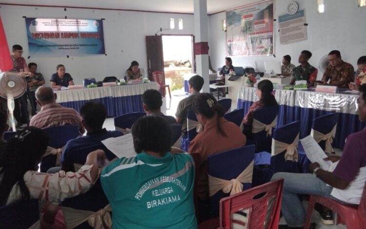 Semangat Pancasila Hidup di Kampung Birakiama: Muskam Jadi Wadah Demokrasi dan Gotong Royong Untuk Bangun Kampung