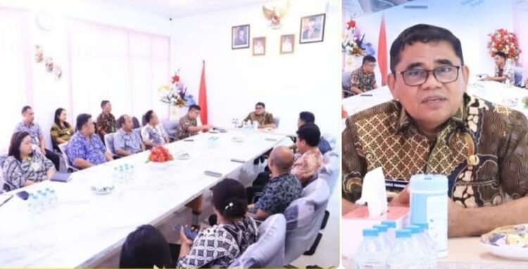 Wabup Hironimus Makainas Pimpin Rapat Evaluasi Pembentukan Koperasi Merah Putih, Ada Beberapa Catatan