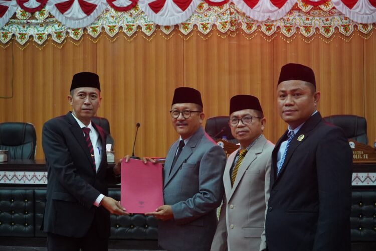 DPRD Bolsel Setujui Perubahan KUA-PPAS dan RPJMD 2025–2029