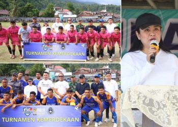 Diikuti 39 Tim dan Dibuka oleh Bupati Chyntia I Kalangit, Segini Total Hadiah Turnamen Kemerdekaan Piala Bupati Sitaro 2025