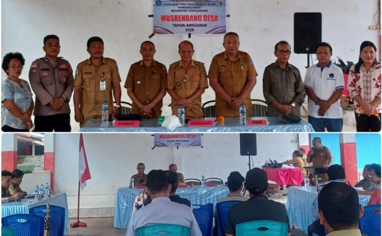Pemerintah Kampung Haasi Susun Rencana Kerja Tahun 2026, Turut Dihadiri Anggota DPRD Sitaro
