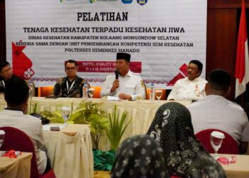 Pemkab Bolsel Latih Nakes Tangani Kesehatan Jiwa