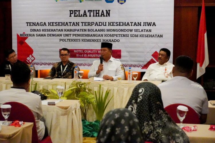 Pemkab Bolsel Latih Nakes Tangani Kesehatan Jiwa