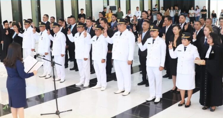 Menuju SITARO MASADADA, Ini Daftar Nama Pejabat yang Dilantik Bupati Chyntia I Kalangit