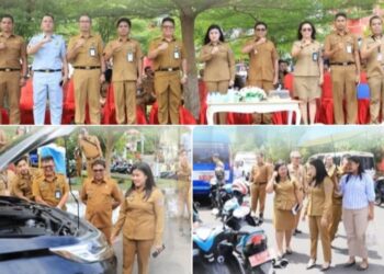 Kendaraan Dinas di Sitaro Diperiksa, Bupati Chyntia I Kalangit Tegas Bilang Begini