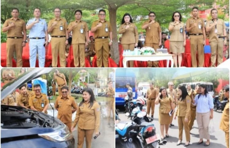 Kendaraan Dinas di Sitaro Diperiksa, Bupati Chyntia I Kalangit Tegas Bilang Begini