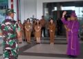 Terus Perkuat Sinergitas, Kunjungan Perdana Pimpinan Kodim 1301/Sangihe Dijemput Langsung Bupati Chyntia