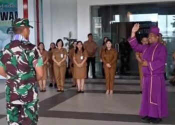 Terus Perkuat Sinergitas, Kunjungan Perdana Pimpinan Kodim 1301/Sangihe Dijemput Langsung Bupati Chyntia