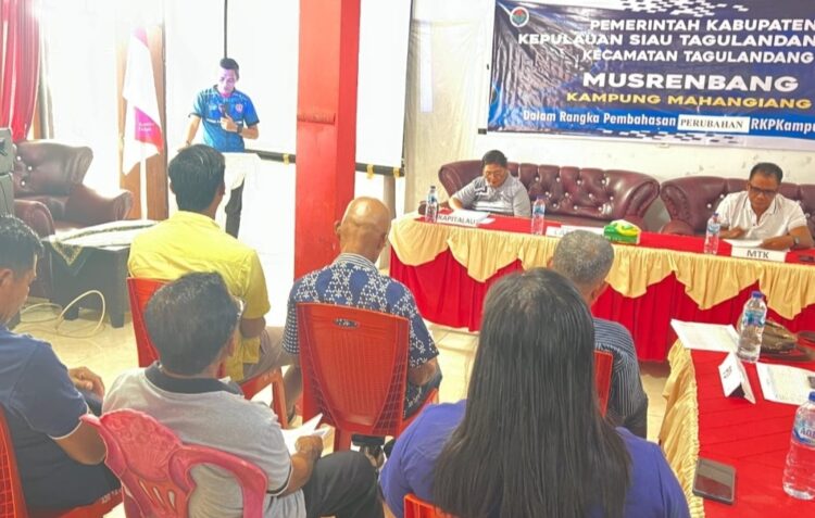 Pemerintah Kampung Mahangiang Gelar Musrenbang Perubahan RKP Tahun 2025