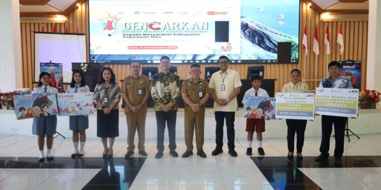 Pemkab Sitaro Gandeng OJK dan Bank SulutGo Gelar Gerakan Nasional Cerdas Keuangan