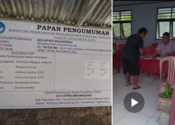 TERUNGKAP! Ini Info Terbaru Soal Dugaan Monopoli Anggaran Proyek Revitalisasi oleh Kepsek SDN Inpres Mahangiang, Uang Kurang Lebih Rp500 Juta Tidak Ada di Tangan Bendahara