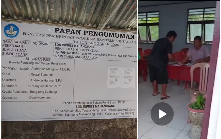 TERUNGKAP! Ini Info Terbaru Soal Dugaan Monopoli Anggaran Proyek Revitalisasi oleh Kepsek SDN Inpres Mahangiang, Uang Kurang Lebih Rp500 Juta Tidak Ada di Tangan Bendahara