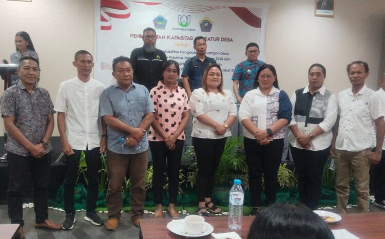 Dipimpin Kapitalau Wolter Takakobi, Beberapa Perangkat Kampung Birakiama Ikut Bimtek Pengelolaan Keuangan