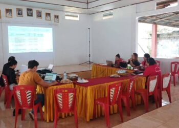 Pemerintah Kampung Batumawira Ikut Evaluasi P-RKPKampung 2025