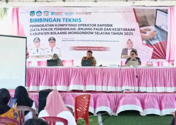 Disdikbud Bolsel Tingkatkan Kompetensi Operator Dapodik PAUD dan Kesetaraan Melalui Bimtek
