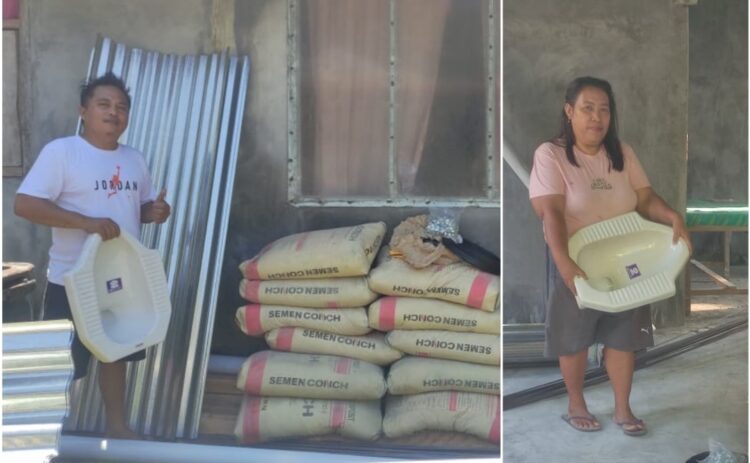 Kapitalau Rolly Madiro Mulai Realisasi Program Pembangunan 3 Unit Jamban