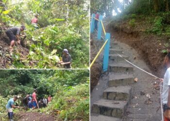 Tunjang Sektor Pertanian, Kapitalau Lesah Alokasikan Dana Ratusan Juta untuk Bangun Jalan Usaha Tani