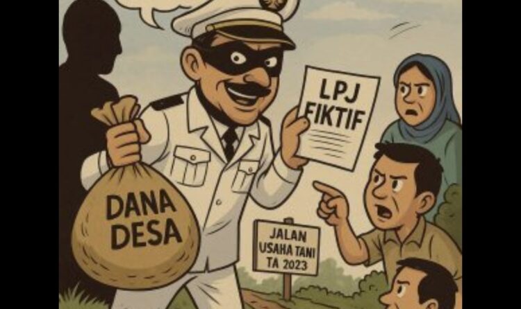 WADUH! Diduga Ada Proyek Fiktif di Kampung Minanga Tagulandang Utara, Aktor Utamanya Kapitalau?