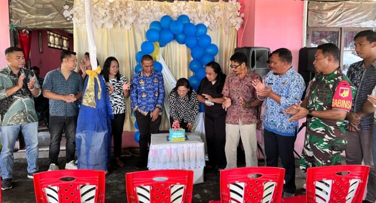 Rayakan HUT Kampung Mahangiang, Camat Sakendatu Apresiasi Kebersamaan Warga