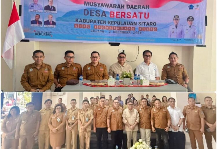 Wakili Bupati di Musda Desa Bersatu, Wabup Heronimus Makainas: Ayo Sama-Sama Kita Angkat Budaya Lokal