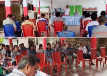 Kapitalau Haasi Rexon W Gumunggilung Pastikan Bantuan Seng Tepat Sasaran bagi Korban Erupsi Gunung Ruang