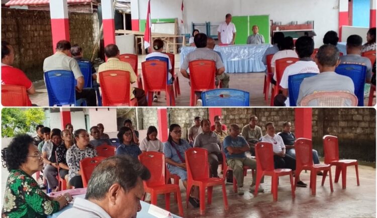 Kapitalau Haasi Rexon W Gumunggilung Pastikan Bantuan Seng Tepat Sasaran bagi Korban Erupsi Gunung Ruang