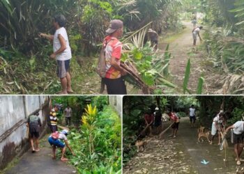 Akses Jalan ke Kebun Dibersihkan, Kapitalau Lumbo: Kita Ingin Tingkatkan Produktivitas Pertanian
