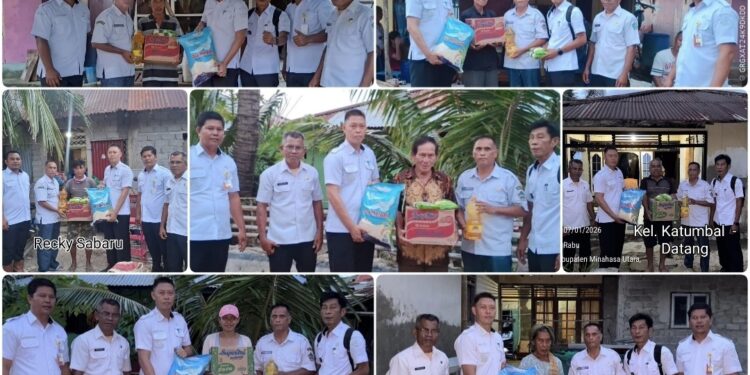 Gerak Cepat, Bupati JG Salurkan Puluhan Paket Bantuan Kepada Warga Terdampak Bencana di Desa Gangga Satu