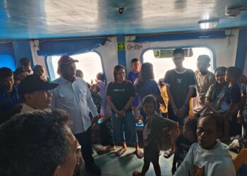 Relokasi Permanen Dimulai, 281 Korban Erupsi Gunung Ruang Tiba di Bolsel