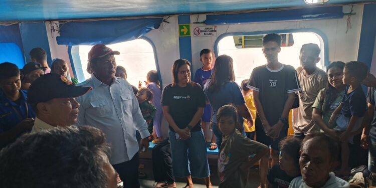 Relokasi Permanen Dimulai, 281 Korban Erupsi Gunung Ruang Tiba di Bolsel